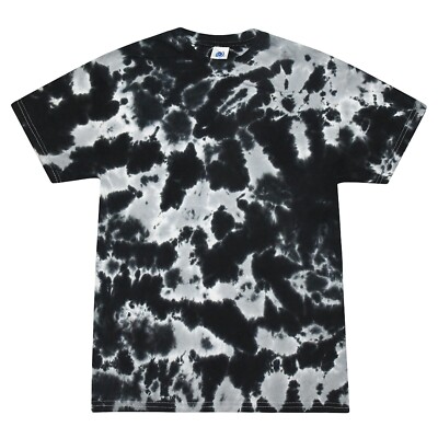 MultiBlack Tie Dye T-Shirts  Adult  & Kids Sizes Cotton Colortone