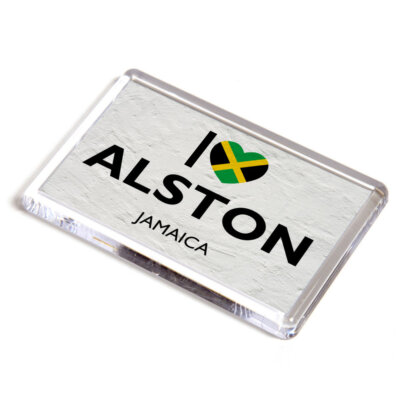 FRIDGE MAGNET - I Love Alston, Jamaica