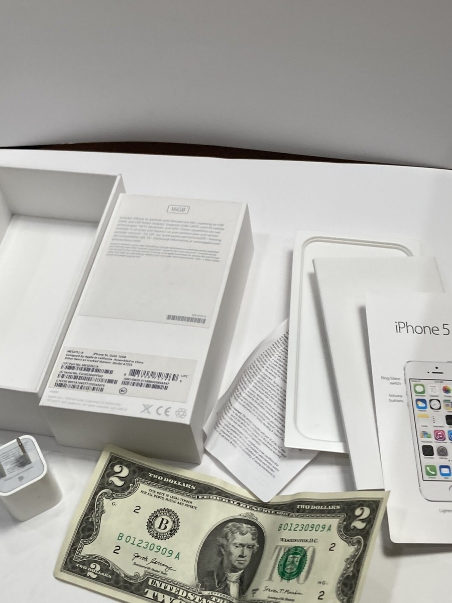 Apple iPhone 5s 16 GB Silver Box Only | eBay