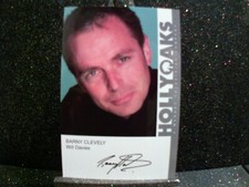 Barny Clevely (Will Davies) Pre-Print Hollyoaks Original Cast Card. Tv Actor
