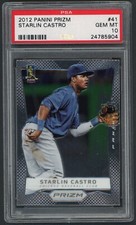 2012 Panini Prizm Starlin Castro Chicago Cubs #41 PSA 10 GEM MINT