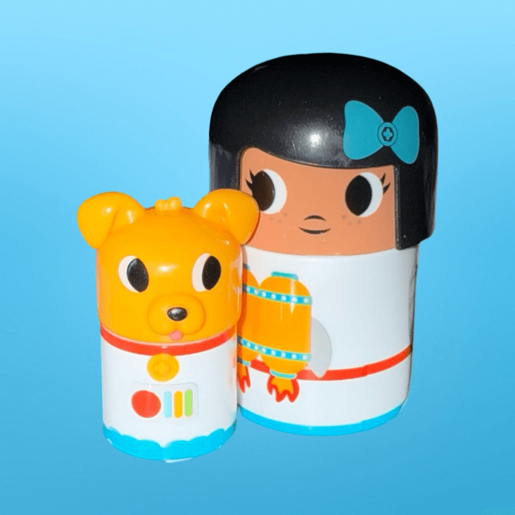 Educational Insights Design & Drill Bolt Buddies Rocket Replacement Figures B7