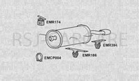 Klarius PG855P Auspuff Heckbox 307 2.0 FüR 05-06