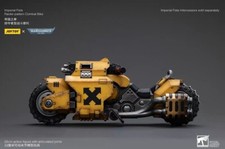 Figura de bicicleta de combate 1/18 JOYTOY JT4553 Imperial Fists Raider-pattern L22 cm/8,7 pulgadas