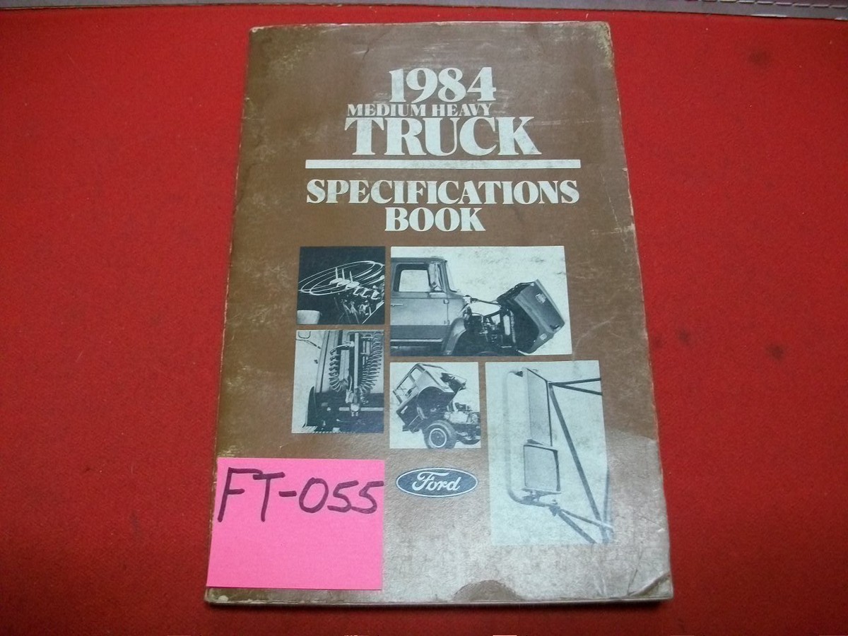 VINTAGE FACTORY ISSUED 1984 FORD MEDIUM & HEAVY DUTY TRUCK