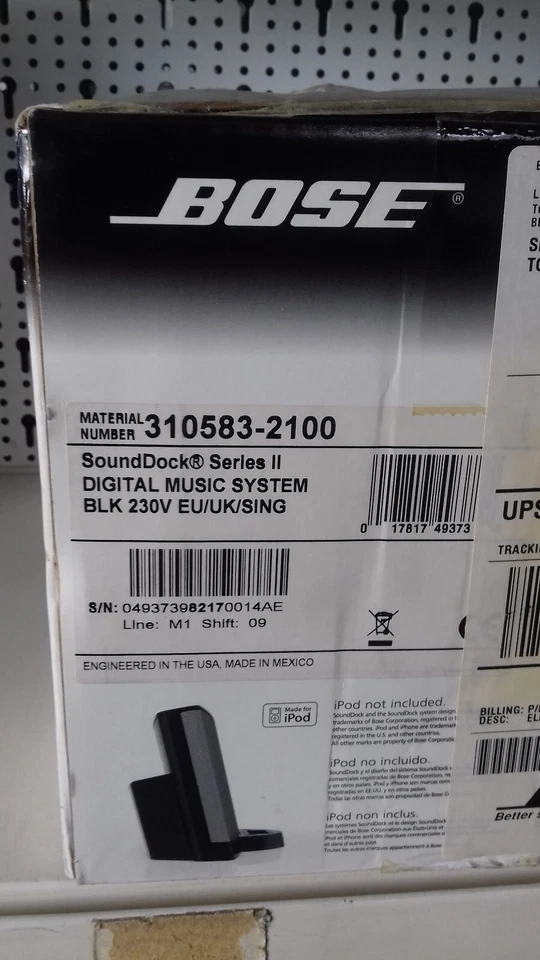 Bose SoundDock Digital Music System II, schwarz - Bild 3 von 4