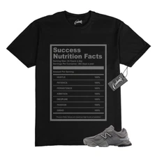 9060 Shadow Grey Castlerock Black T Shirt to Match SUCC