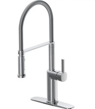 NEW Seasons Single Handle Kitchen Faucet, Pull Down Spray, 121037