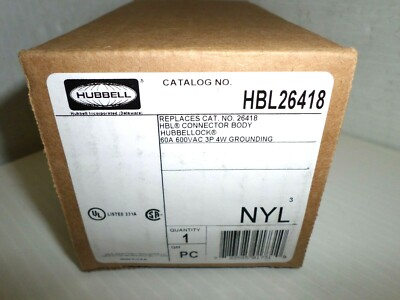#ad HUBBELL HBL26418 600VAC 60A NSMP $399.99