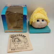 Original Doll Baby Head With Blonde Hair 1984 Martha Nelson Thomas Vtg READ