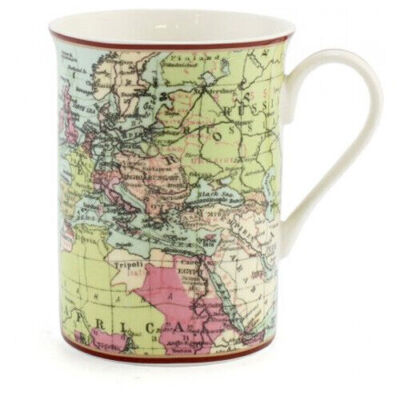 NEU WELTKARTE BECHER FEINE TASSE TRINKEN KÜCHE HEISSGETRÄNKE KAFFEE TEE ZUHAUSE WEIHNACHTSGESCHENK