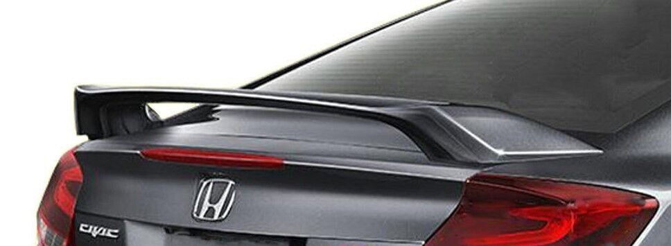 2012-2015 Unpainted Factory Style 2-Post Spoiler For  Honda Civic SI Coupe