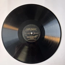 Hans Albers 78rpm Single 10-inch London Records #P.18032 Auf Der Reeperbahn...