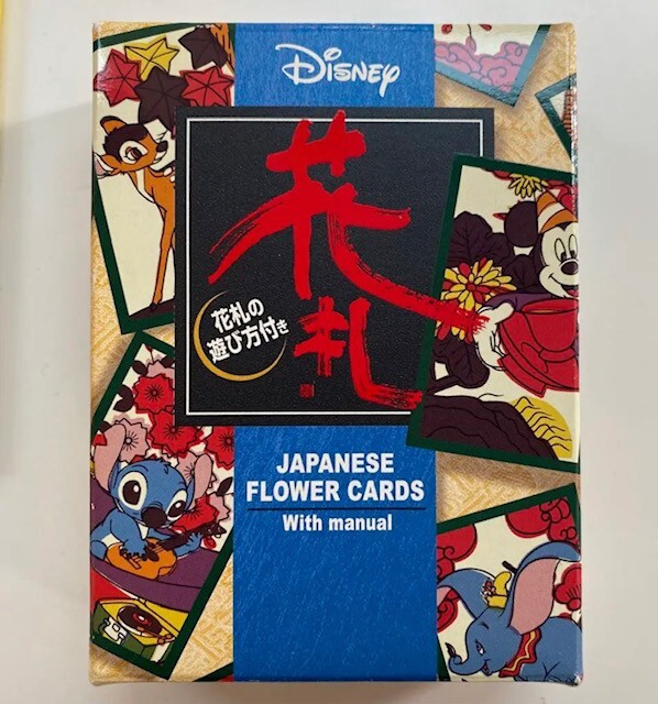 【激レア】Disney 花札 日本の伝統的 カード Japanese Hanafuda Flower cards Disney Character Angel Trump Used