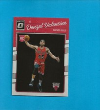 2016-17 Panini Donruss Optic Denzel Valentine RC #163 Chicago Bulls