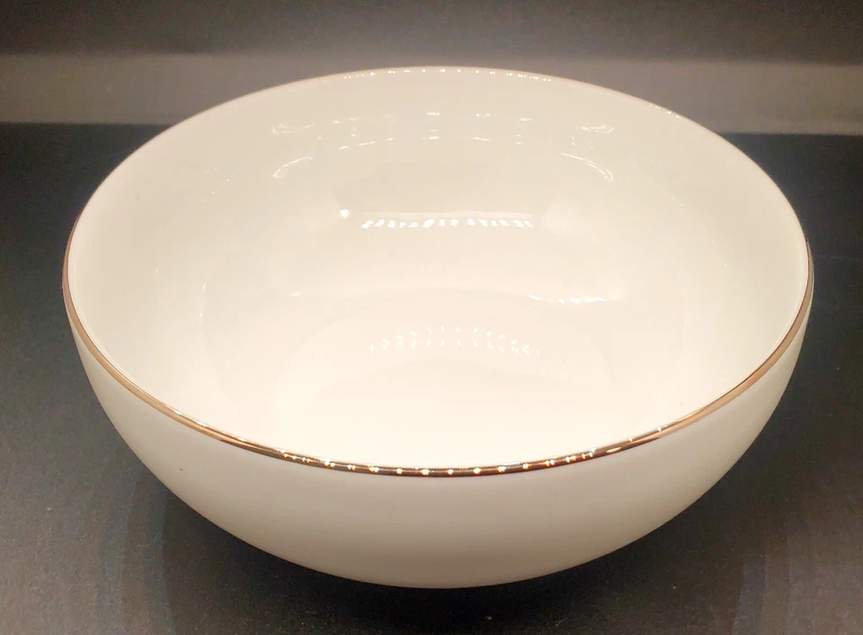 "Cuencos de sopa/cereal Charter Club Grand Buffet línea fina platino 5 3/4"" 4 por juego" Foto 3 de 4