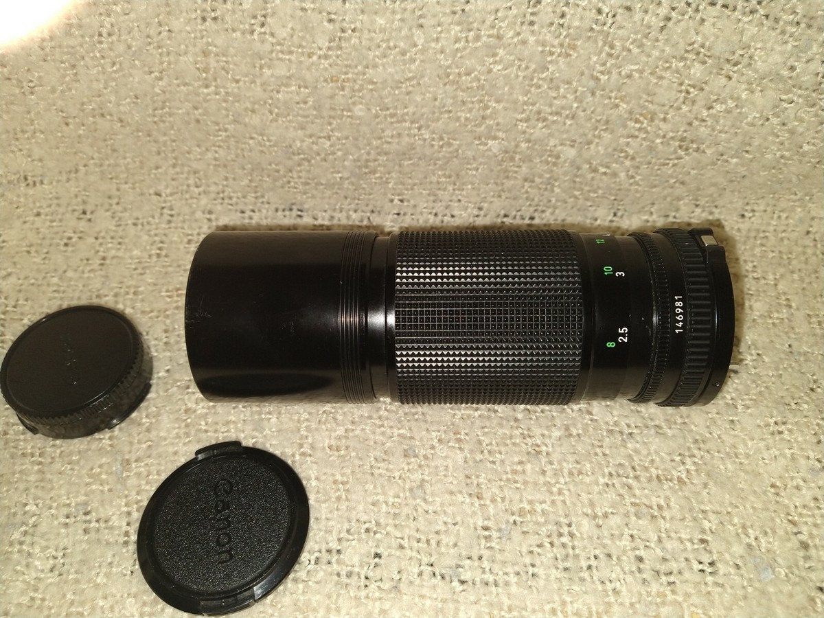Canon Zoom Lens FD 100-200mm 1:5.6 w/original caps 146981 | eBay