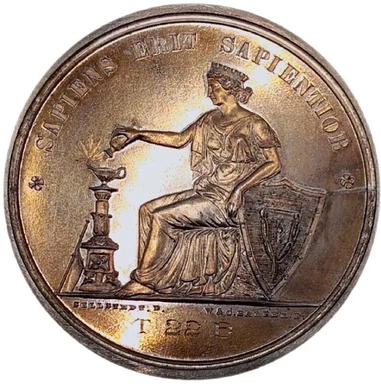 (1867) Buffalo New York City Jesse Ketchum Silver Award Medal eBay