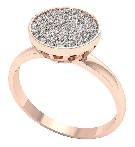 Engagement Ring I1 G 0.35 Carat Round Diamond 14K Rose Gold Prong Set Appraisal - Picture 1 of 12
