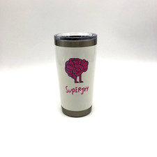 Yeti Rambler 20 oz Stainless Steel White Tumbler w/ Magslider Lid - Superjoy