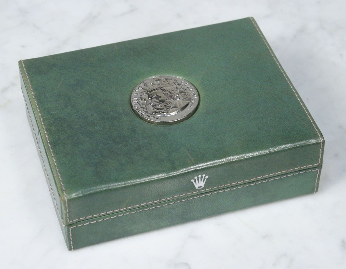 VTG Genuine ROLEX Cellini Leather Watch Presentation Case