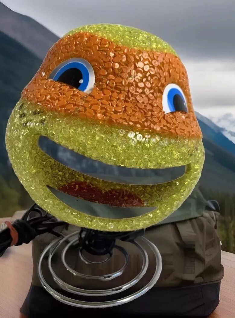 貝殻　ターコイズブルー　夜光貝　アバロンシェル　トレイ Nickelodeon Teenage Mutant Ninja Turtles Michelangelo Orange EVA