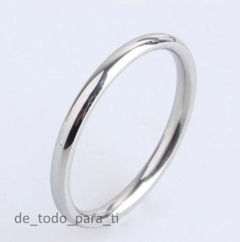 Anillos de bisutería alianzas de acero inoxidable