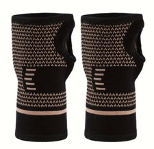 Copper Wrist Brace L Hand Support Splint Carpal Tunnel Sprain Arthritis Sports