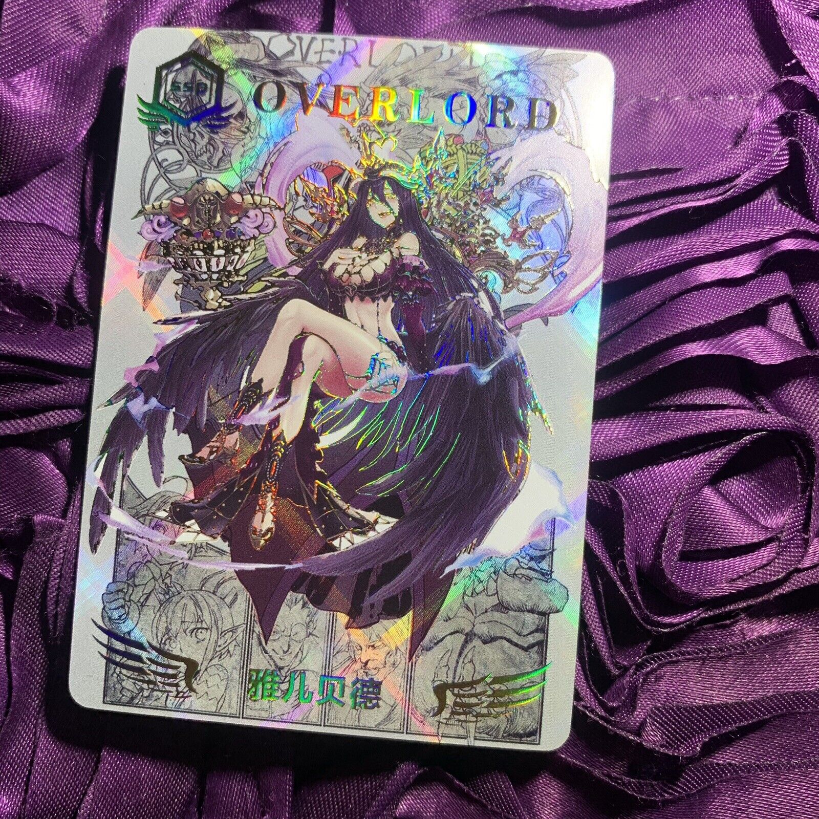 Albedo Overlord GODDESS Sweet Anime Girl Holo Card