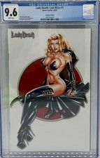 Lady Death Last Rites #1 CGC Graded 9.6 Chaos 2001 Premium Edition Comic Book.