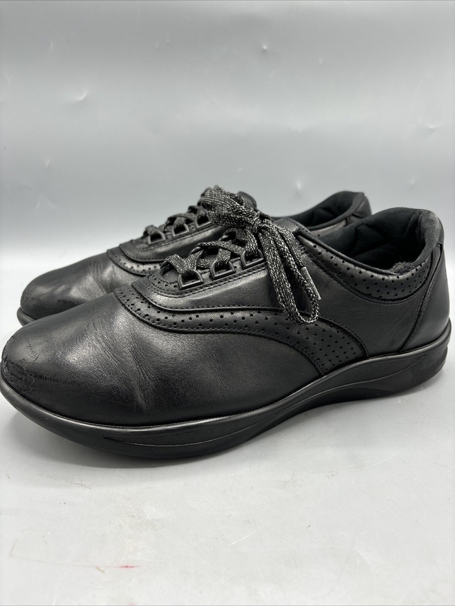 SAS Womens Size 10.5 W Black Walk Easy Walking Shoes Comfort  display picture 3