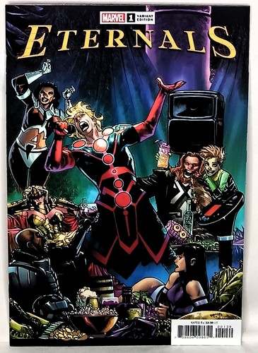 ETERNALS #1 | Humberto Ramos Launch Party Variant Cover | Marvel Comics | MCU