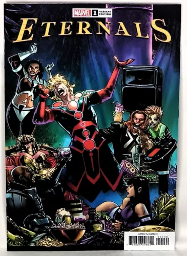 ETERNALS #1 | Humberto Ramos Launch Party Variant Cover | Marvel Comics | MCU