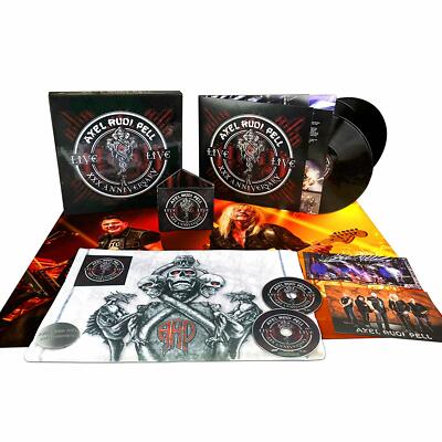 Axel Rudi Pell XXX Anniversary Live Vinyl 3LP+2CD Box Set buckle towel + more .