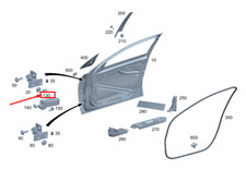 Porte avant et accessoires Mercedes 206
