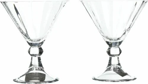 Reed & Barton Crystal Martini Glasses