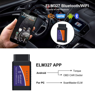 ELM327 V2.1 Bluetooth Car code Reader Scanner OBD2 OBDII Adapter Diagnostic Tool
