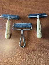 Vintage SPEED BALL 4" Letterpress Ink Roller Printing Art Tool USED Lot Of 3