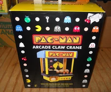 Pac-Man Claw Machine Candy Plush Arcade Pacman Sounds Home Game Crane NIB