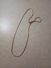 Vintage Costume Jewelry Gold Tone Women's Men's Necklace 18" Chain Rope