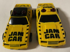 TYCO HO - HP7 - TYCO JAM CAR - Mustang 5.0 -Lighted - 2 Car Set