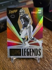 2021 Panini Prestige #LL-12 Mike Singletary Living Legends  Red #/299 Bears