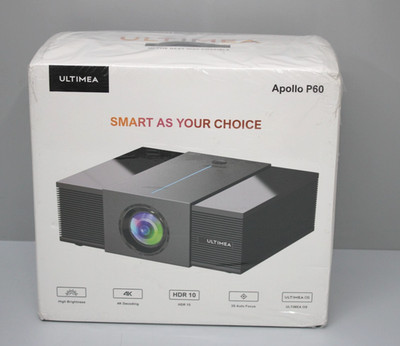 Ultimea Apollo P60 Beamer 4K Heimkino Unterstützt 900 ANSI-Lumen WiFi, Bluetooth