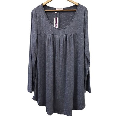 Moosungeek Top Womens XXL Blue
