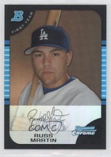 2005 Bowman Chrome First Year Refractor Russell Martin Russ Martin #224 i6j