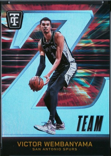 2024-25 PANINI TOTALLY CERTIFIED VICTOR WEMBANYAMA BLUE MIRROR