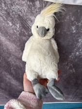BNWT Jellycat Medium Bashful Cockatoo Rare Retired
