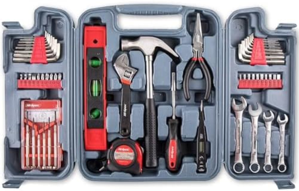 Hi-Spec Set di attrezzi per uso domestico da 53 pezzi, inclusi chiavi metriche,