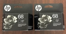 2 Pack - HP 68 Black Ink Cartridge 7FP21TN EXP 11/26