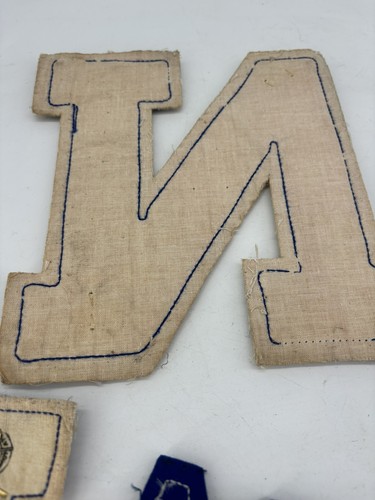 Vintage Letterman Jacke Patches Pins 1961 N Football Track Academic High School - Bild 10 von 14